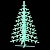 Ель Светодиодная высота-3,05м ширина 1,16м  цвет зеленый IP 65